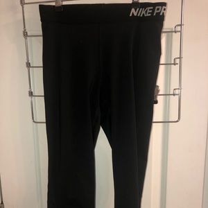 Nike pro dri fit black leggings.